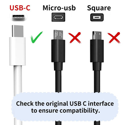 65W Laptop Charger Adapter with Cable