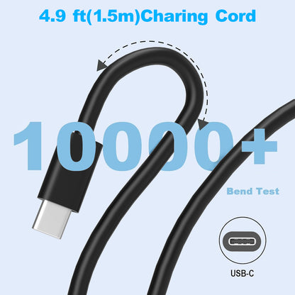 65W Laptop Charger Adapter with Cable