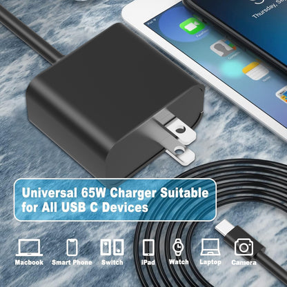 65W Laptop Charger Adapter with Cable