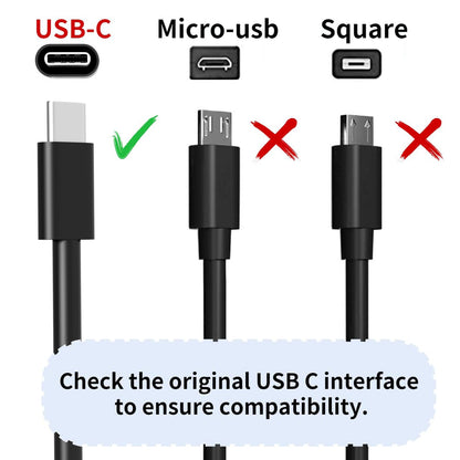 65W Laptop Charger Adapter with Cable