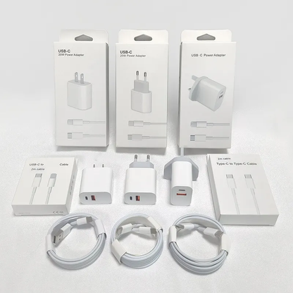 30W USB C Wall Charger Adapter with Cable Set